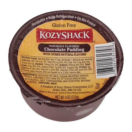 Wholesale Kozy Shack Case Chocolate Pudding- Bulk
