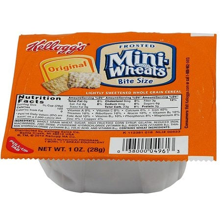Wholesale Kellogg'S Case Frosted Mini Wheats Bite Size Bowl- Bulk