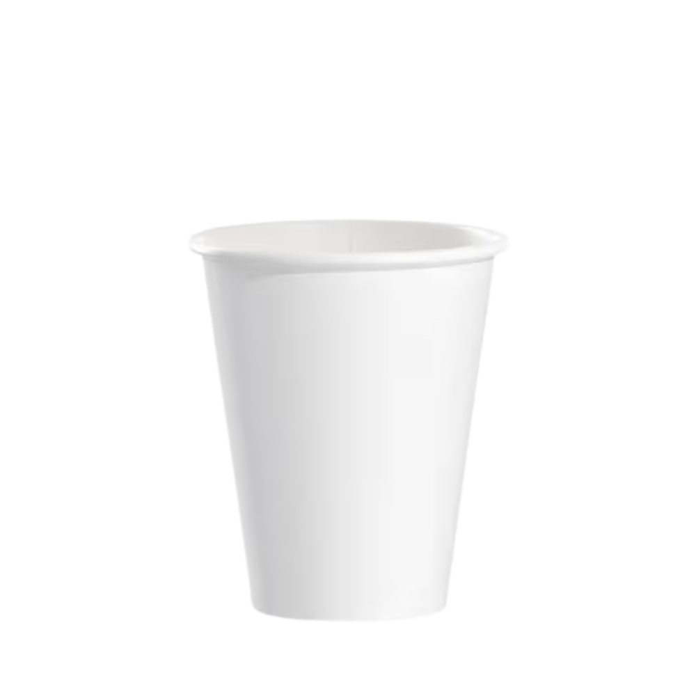Wholesale Solo Case 8Oz White Paper Hot Cup- Bulk