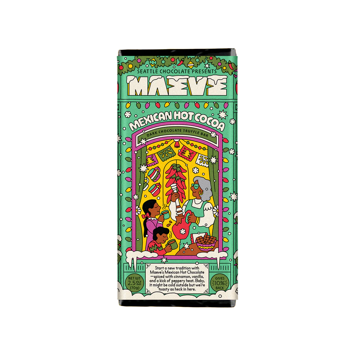 Wholesale Maeve Mexican Hot Choc Truff Bar- Bulk