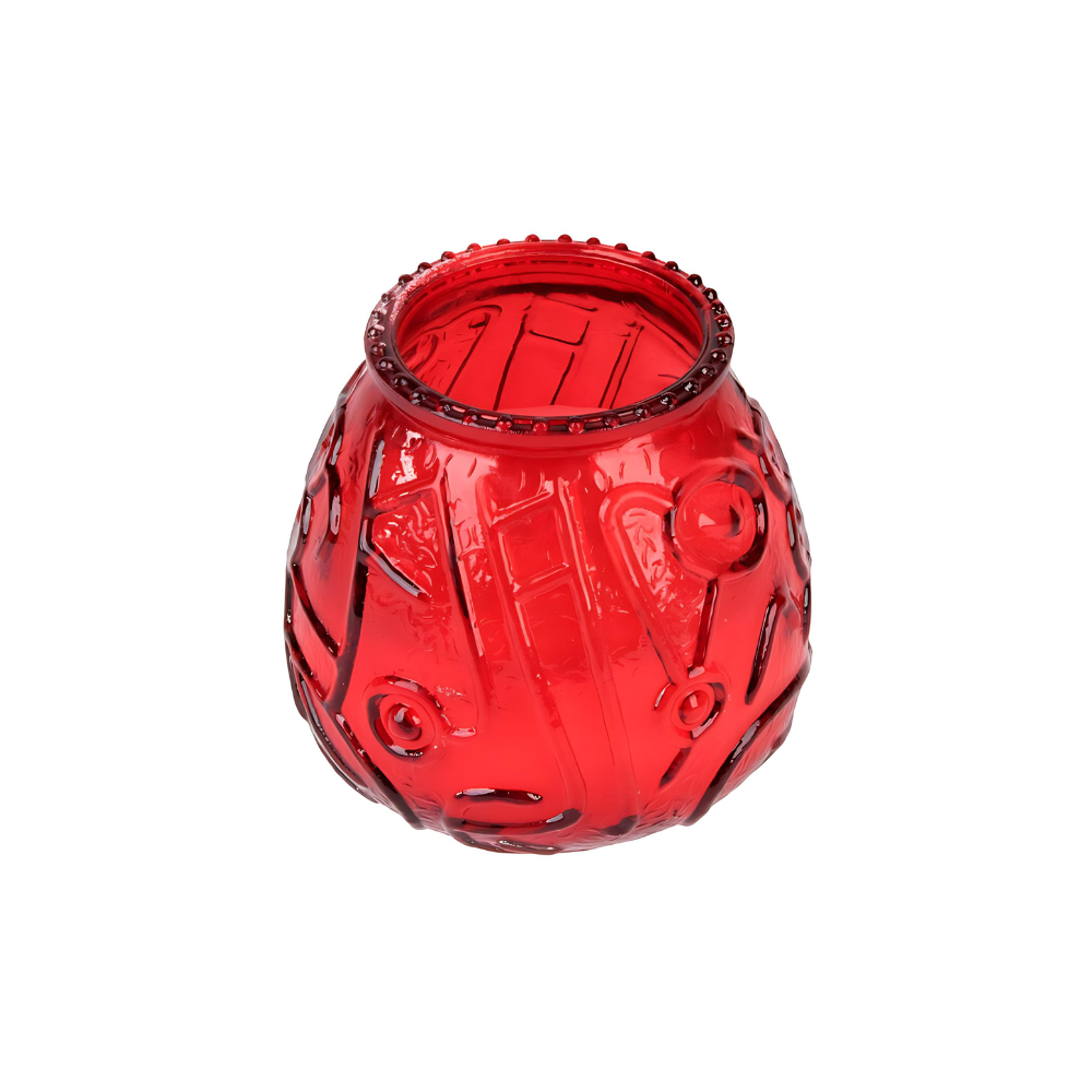Wholesale Leo Light Case 45 Hour Red Venetian Wax Candle- Bulk