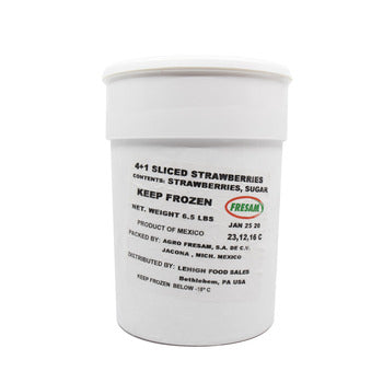 Wholesale Endico Strawberry Slices in Syrup 6.5lb- Bulk
