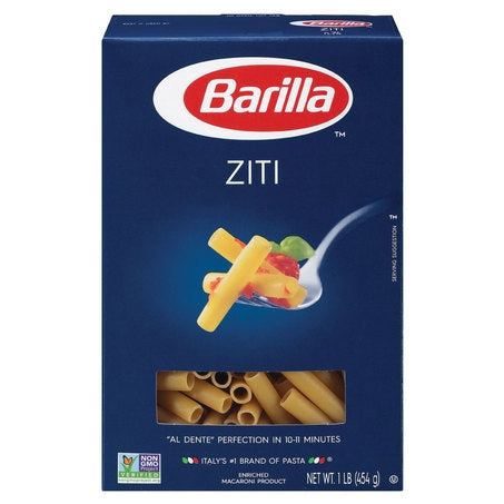Wholesale Barilla Case * Ziti Pasta- Bulk