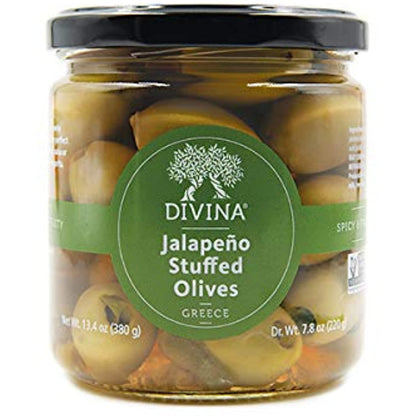 Wholesale Divina Grn Stuffed W/ Jalapeno Jars- Bulk