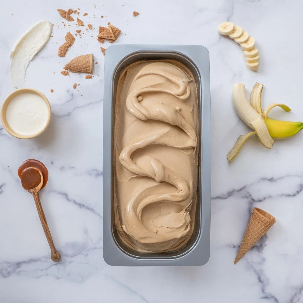 Wholesale Gelato Fest Case Caramelized Banana Gelato- Bulk