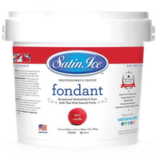 Wholesale Satin Ice Each Red Vanilla Fondant- Bulk