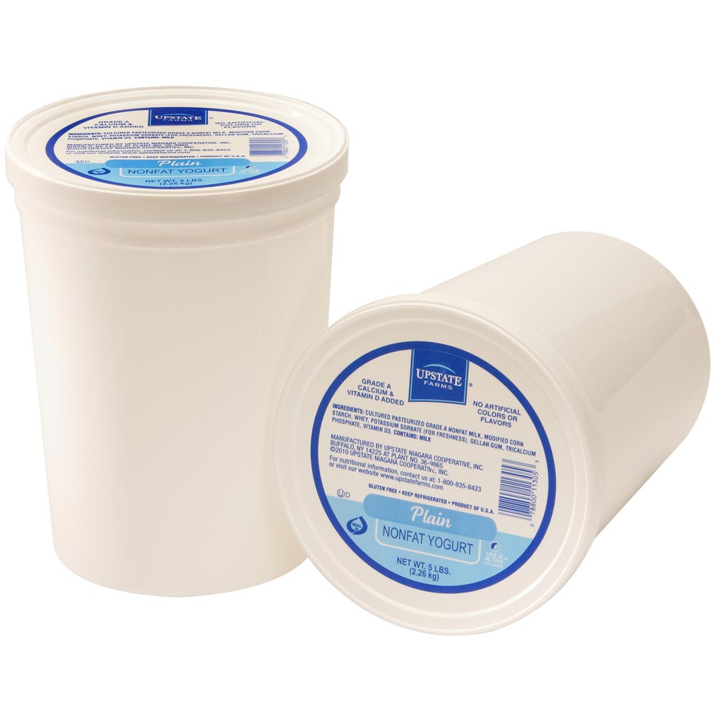 Wholesale Upstate Farms Non Fat Plain Yogurt | 5 lb- Bulk