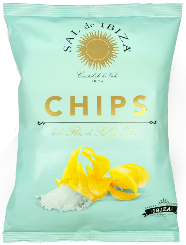 Wholesale Ibiza Fleur De Sel Potato Chip 125G- Bulk
