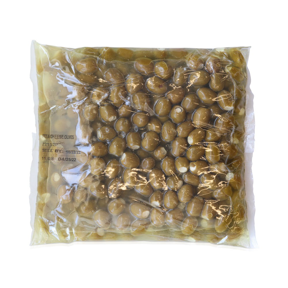Wholesale La Fede Case Green Olives Stuffed With Feta- Bulk
