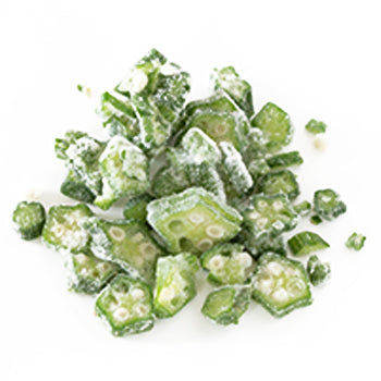 Wholesale Snow Fresh Cut Okra 2lb- Bulk
