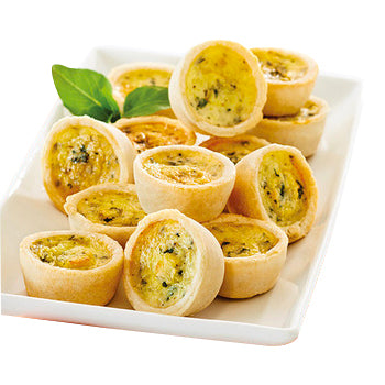 Wholesale Les Chateaux Assorted Mini Quiches- Bulk