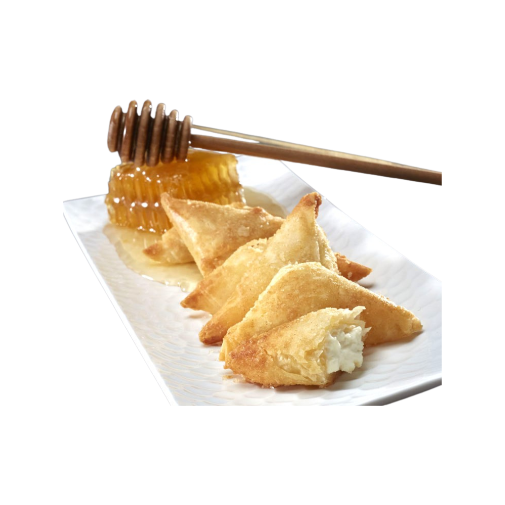 Wholesale Kabobs Case Goat Cheese & Honey Phyllo Triangle- Bulk