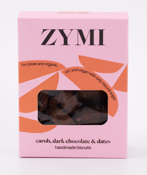 Wholesale Zymi Cookies Carob/Drk Choc/Dates- Bulk