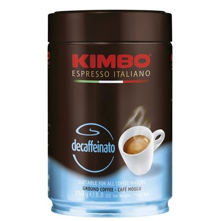 Wholesale Kimbo Ground Decaf Espresso Tins | 8.8 oz- Bulk