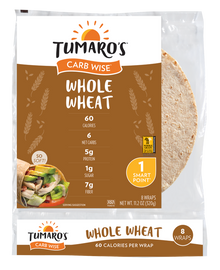 Wholesale Tumaros Low Carb Wraps 8' Wholewhea- Bulk
