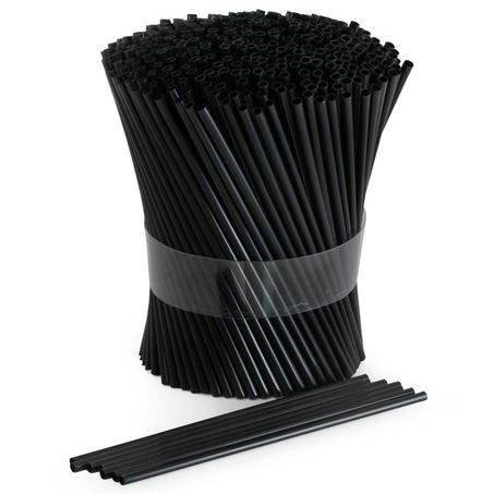 Wholesale BoxNCase Case 5In Black Sip Sticks- Bulk