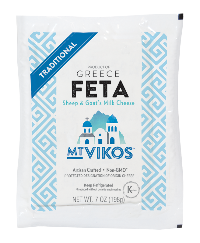 Wholesale Mt Vikos Feta Traditional Portion- Bulk