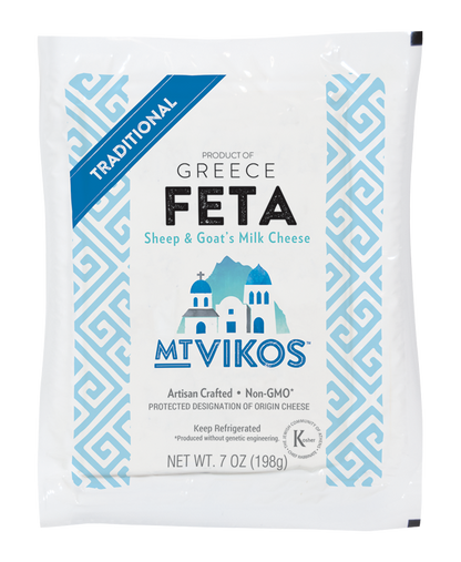 Wholesale Mt Vikos Feta Traditional Portion- Bulk