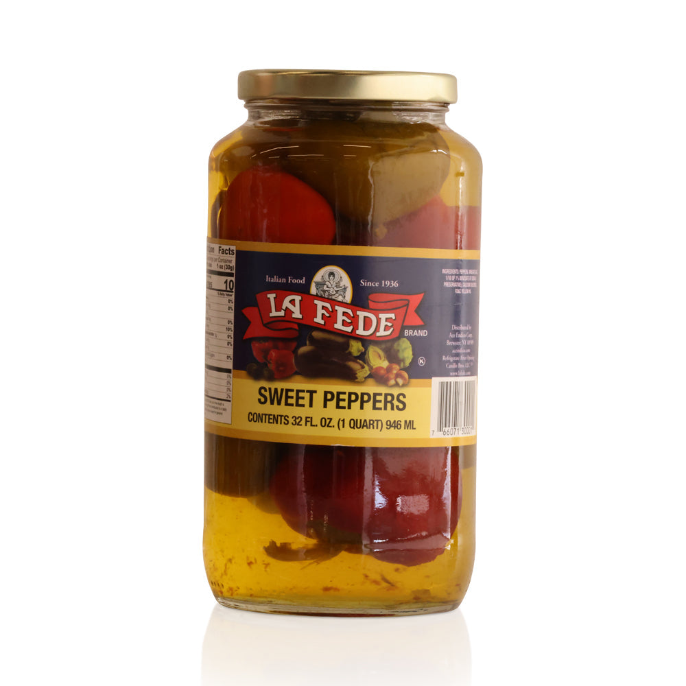 Wholesale La Fede Case Whole Sweet Peppers- Bulk