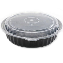 Wholesale BoxNCase Case 8In 35Oz Black Micro Containers- Bulk