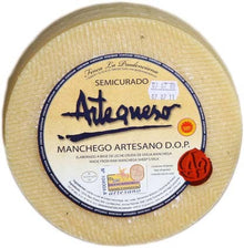 Wholesale Manchego Artequeso Semicurado- Bulk