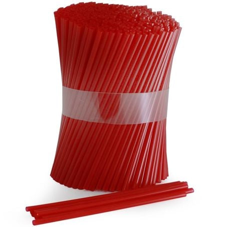 Wholesale BoxNCase Each 5In Red Sip Sticks- Bulk