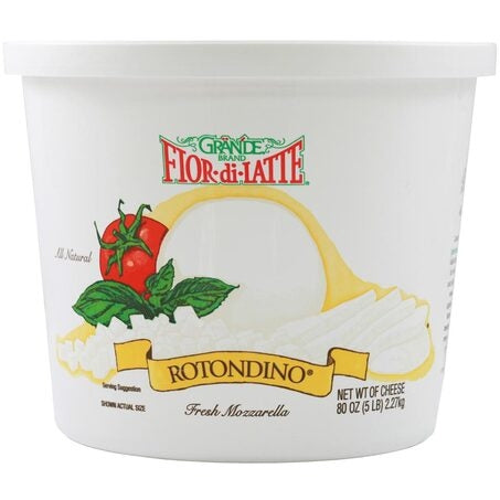 Wholesale Grande Case Fresh Mozzarella Rotondino Cheese 10Oz- Bulk