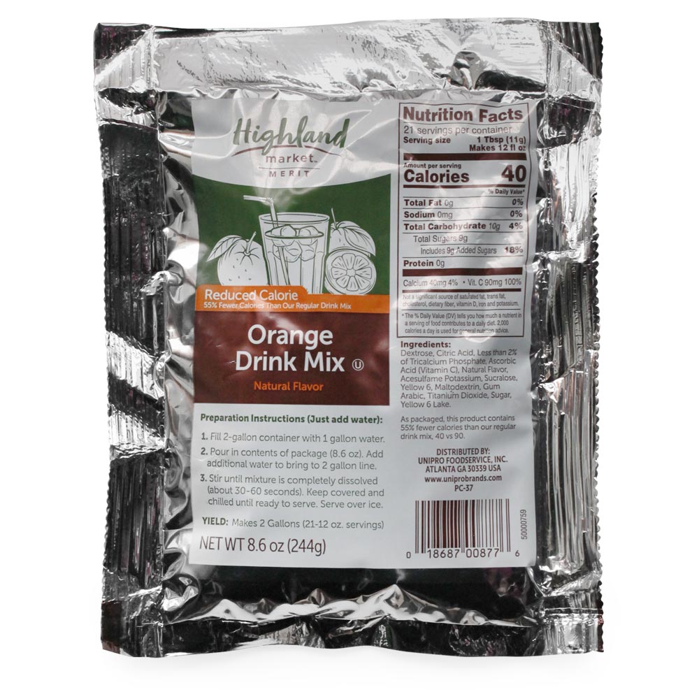 Wholesale Highland Mkt Case Orange Drink Mix- Bulk