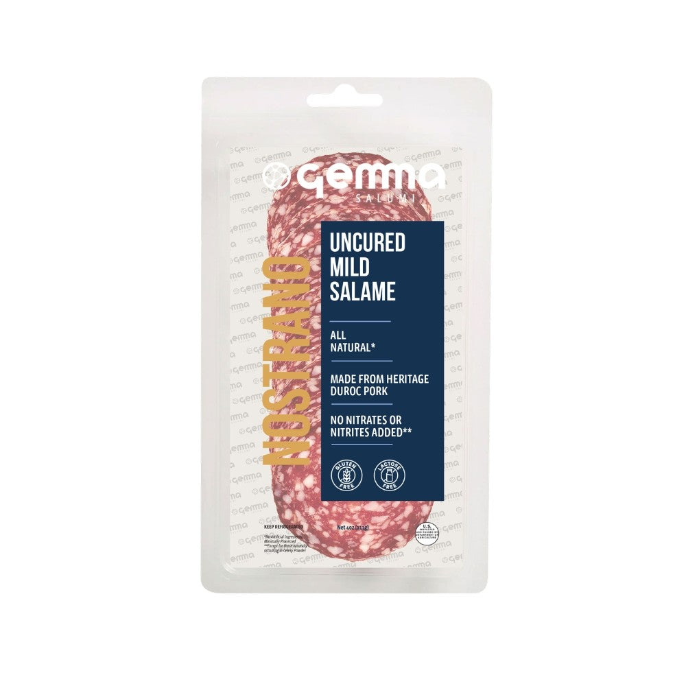 Wholesale Gemma Case Sliced Nostrano Sweet Salame- Bulk