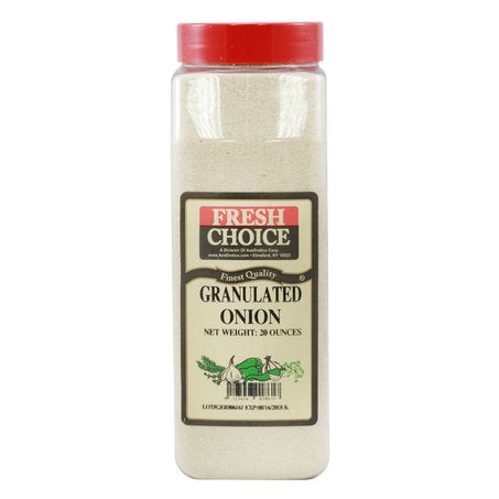 Wholesale Fresh Choice Case Granulated Onion- Bulk