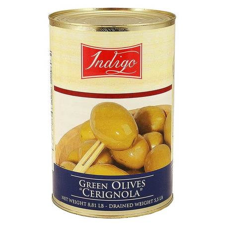 Wholesale Indigo Each Cerignola Whole Green Olive- Bulk