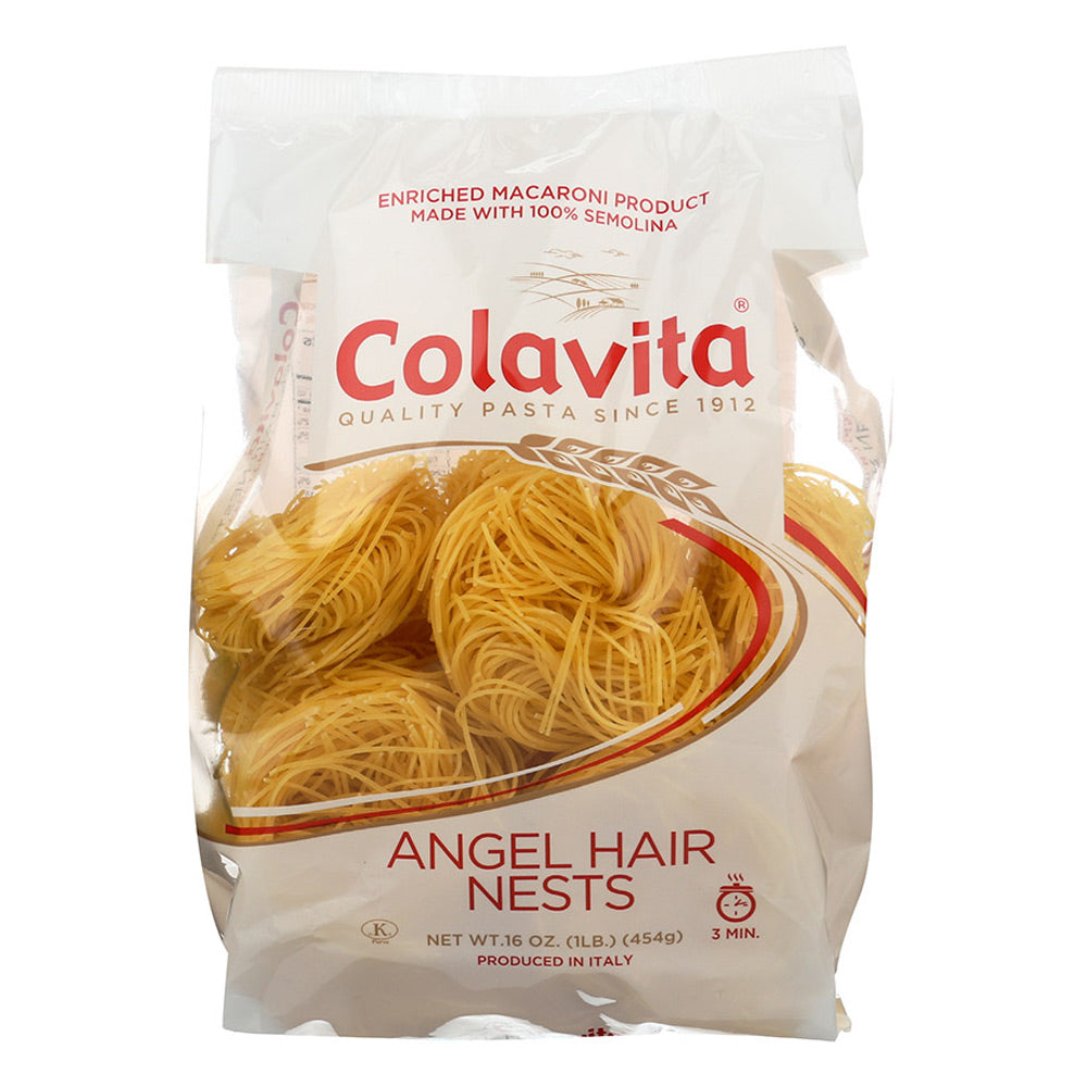 Wholesale Colavita Case Capellini Pasta Nests (Angel Hair)- Bulk