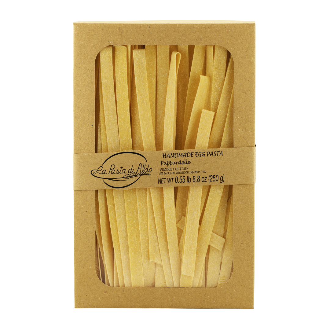 Wholesale La Pasta Aldo Case Pappardelle Dried Egg Pasta- Bulk