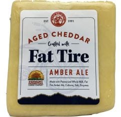 Wholesale Vermont Farmstead Fat Tire Amber Ale Cheddar Cuts 7 Oz- Bulk