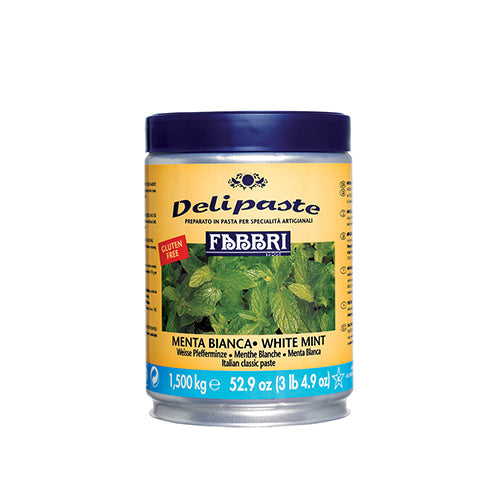 Wholesale Fabbri Mint - White 1.5kg- Bulk
