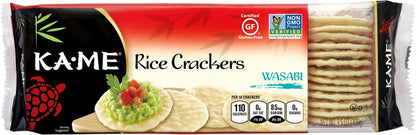 Wholesale Kame Rice Crackers Wasabi- Bulk