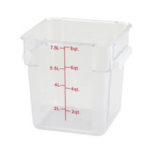Wholesale Winco Case 8 Quart Food Storage Container- Bulk