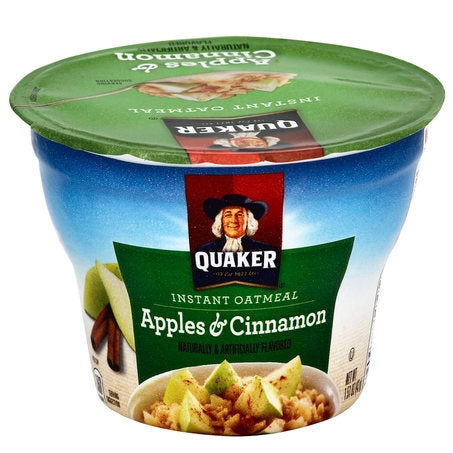 Wholesale Quaker * Instant Oatmeal Apples & Cinnamon | 1.51 oz- Bulk