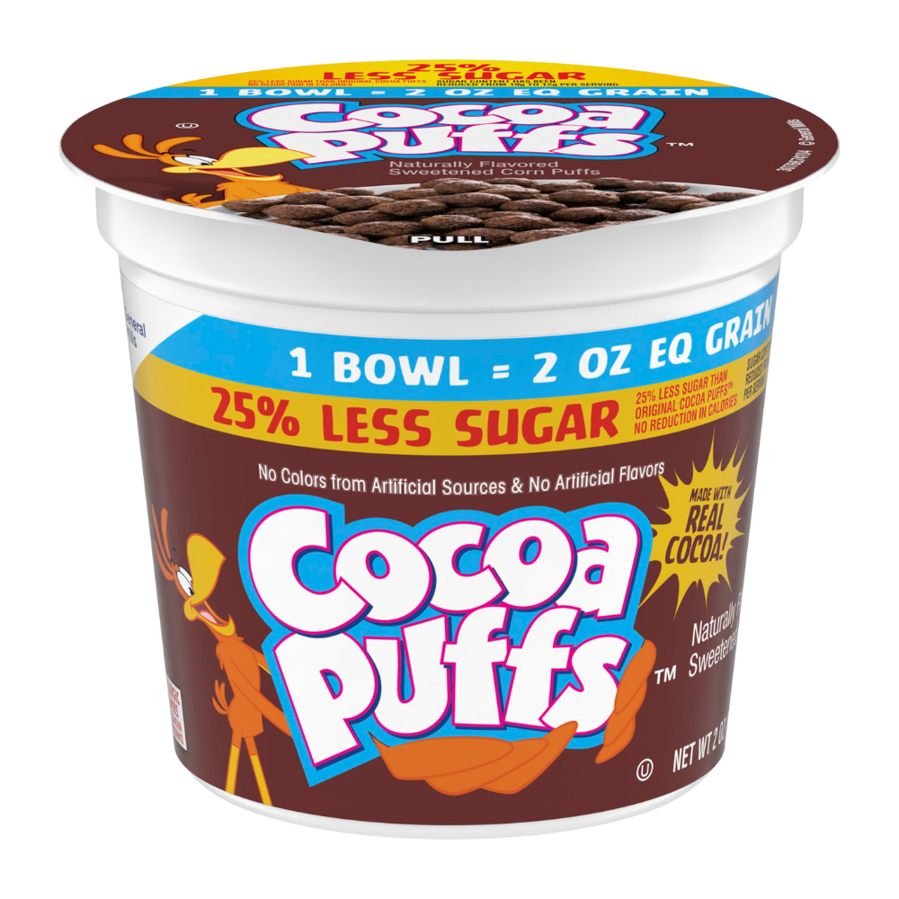 Wholesale General Mills Case Cocoa Puffs Reduced Sugar Single Serve- Bulk