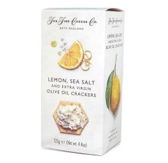 Wholesale Fine Cheese Co Lemon, Sea Salt & Extra Virgin Olive Oil Crackers Vegan 4.4 Oz- Bulk