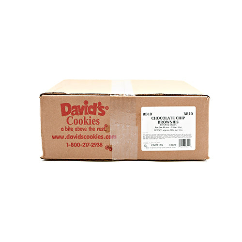 Wholesale David's Cookies Sheet Pan Chocolate Chip Brownie- Bulk
