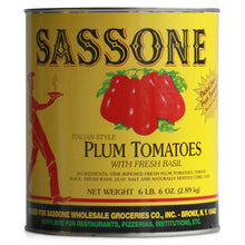 Wholesale Sassone Case Solid Pack Peeled Plum Tomato- Bulk