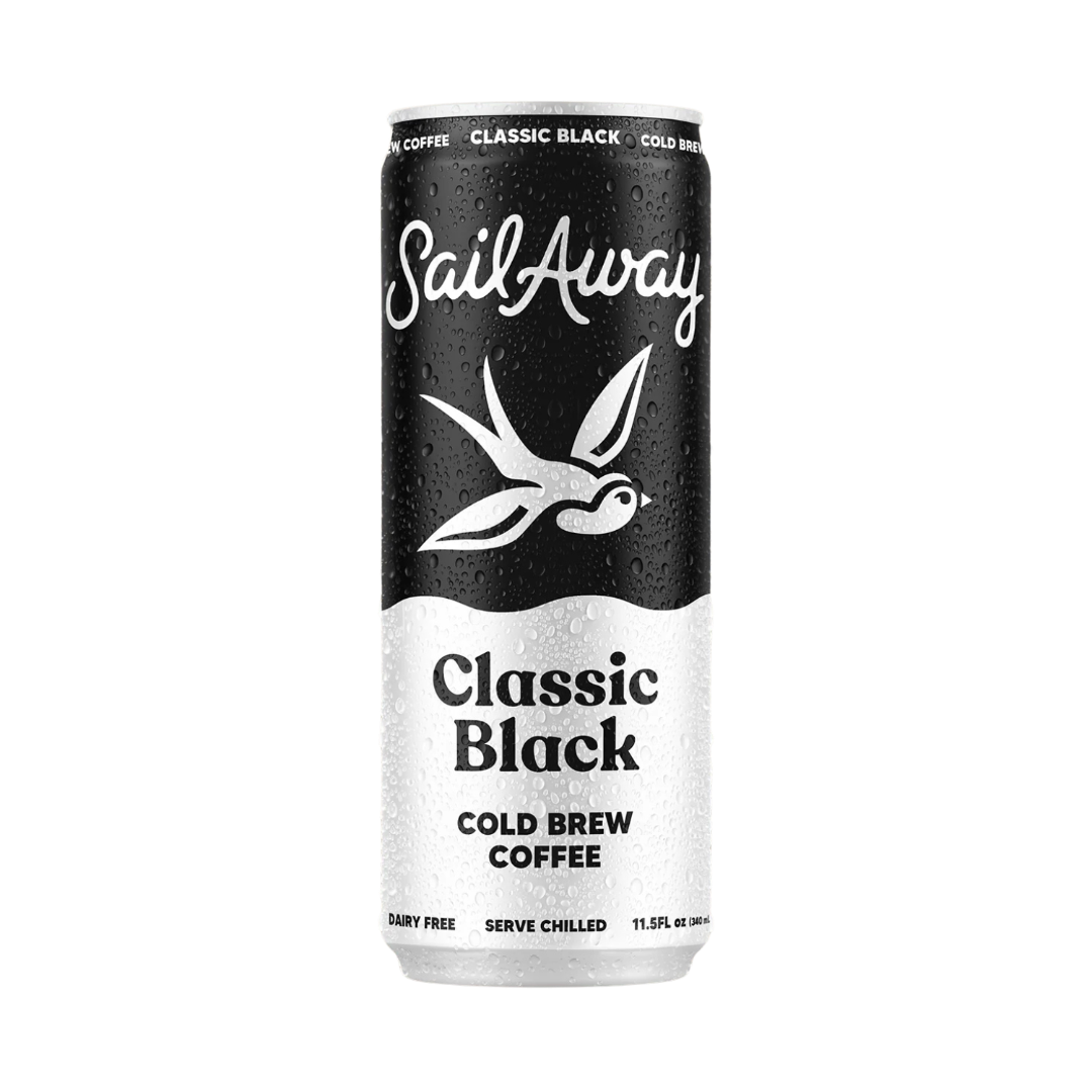 Wholesale Sail Away Classic Black Cold Brew | 11.5 oz can- Bulk
