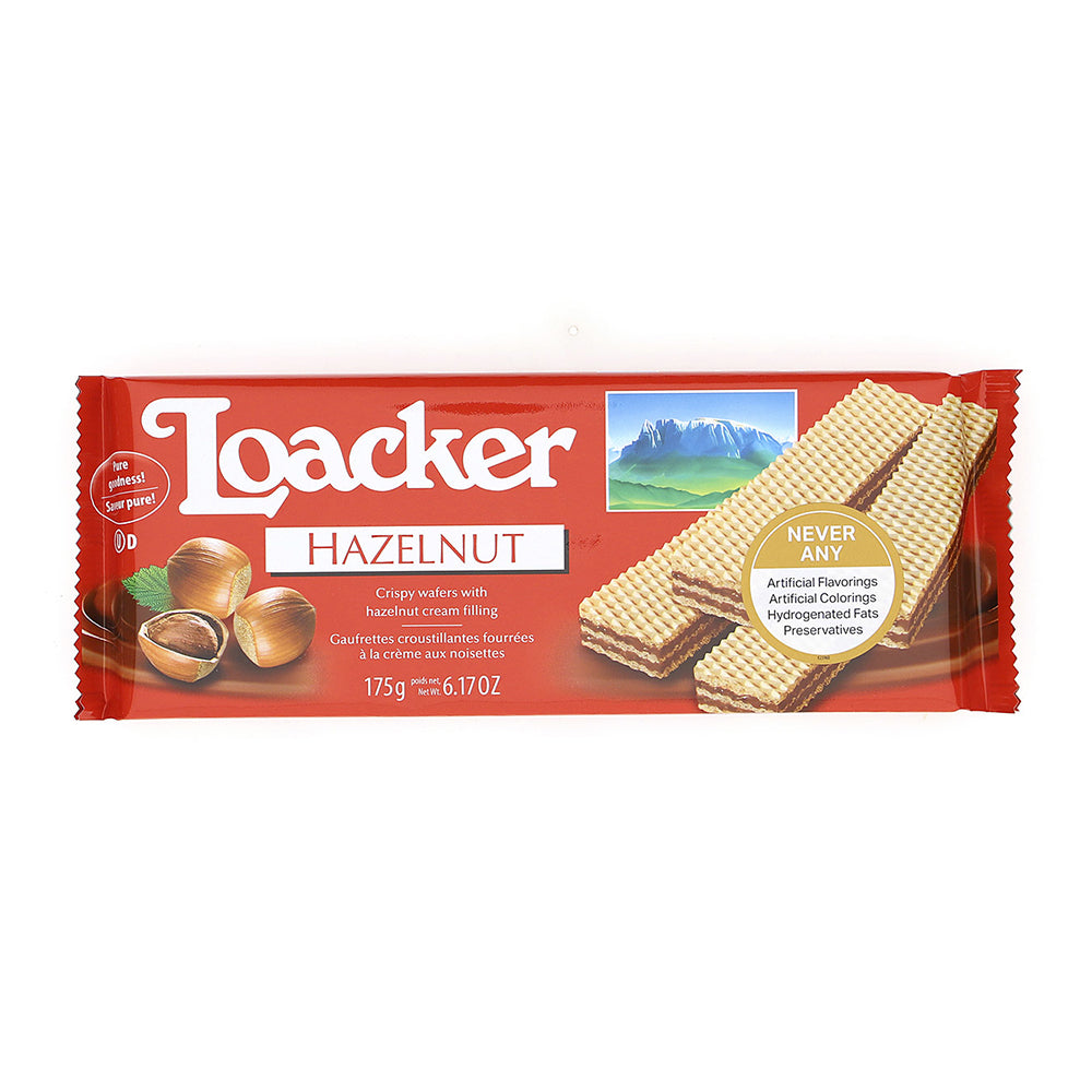 Wholesale Loacker Case Classic Hazelnut Filled Wafer- Bulk