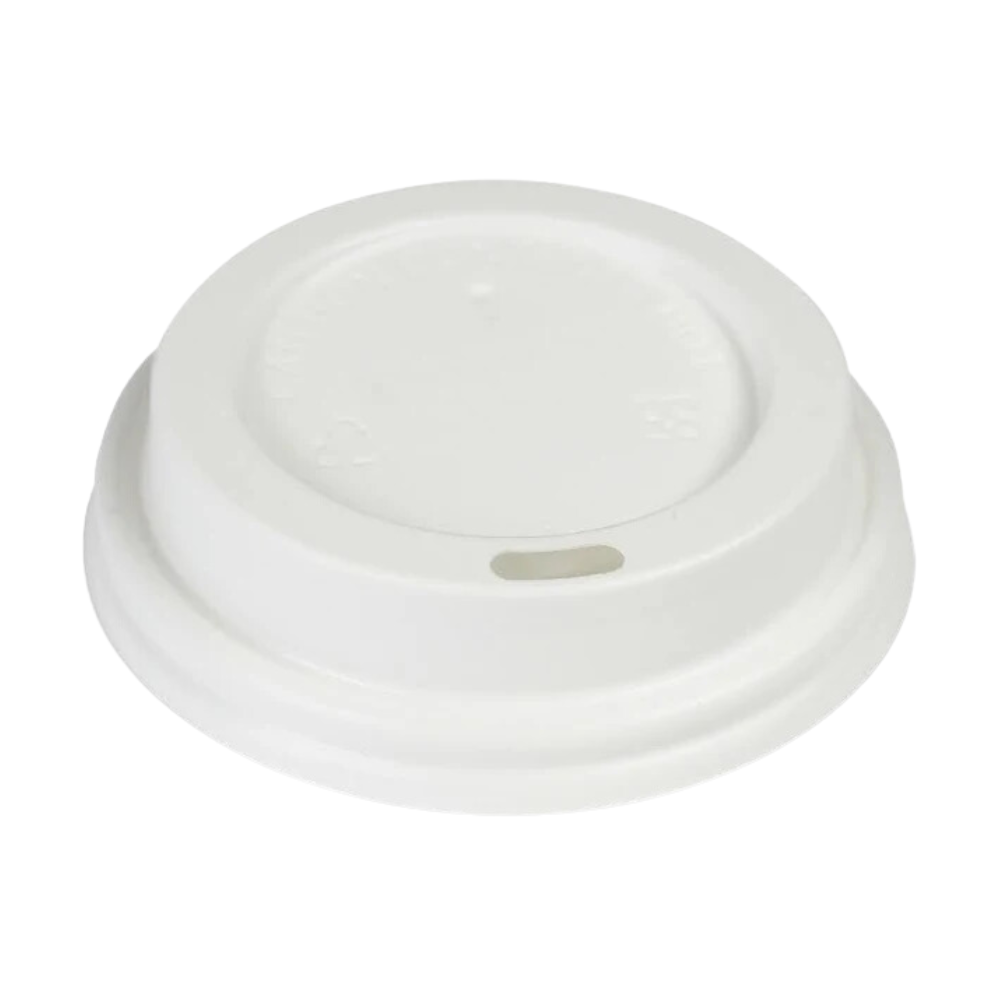 Wholesale BoxNCase White Lid For 8Oz Paper Hot Cup | 1000 ct- Bulk