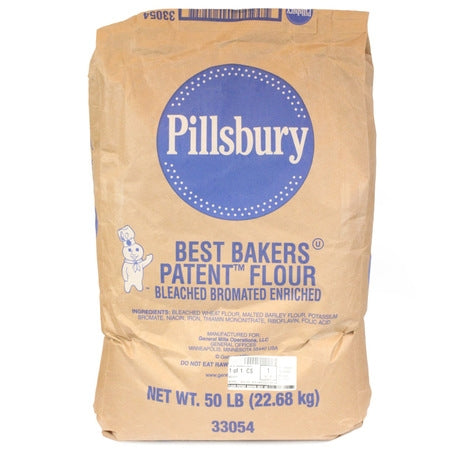 Wholesale Pillsbury Case Best Bakers Patent Flour- Bulk