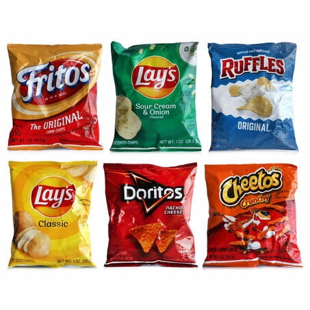 Wholesale Frito Lay Case 1Oz Classic Variety Chips- Bulk