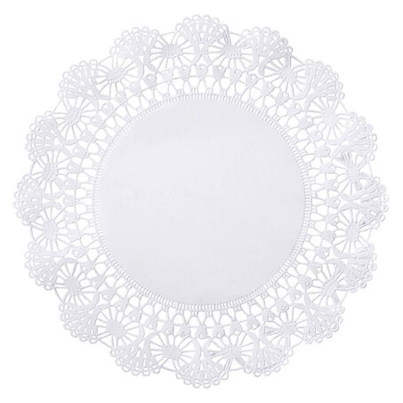 Wholesale Hoffmaster Case 10In White Lace Embossed Doilies- Bulk