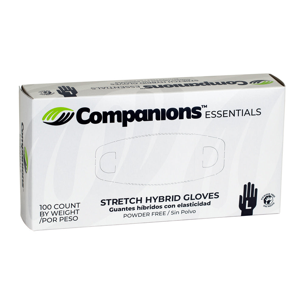 Wholesale Handgards Case Gloves Clear Stretch Large- Bulk