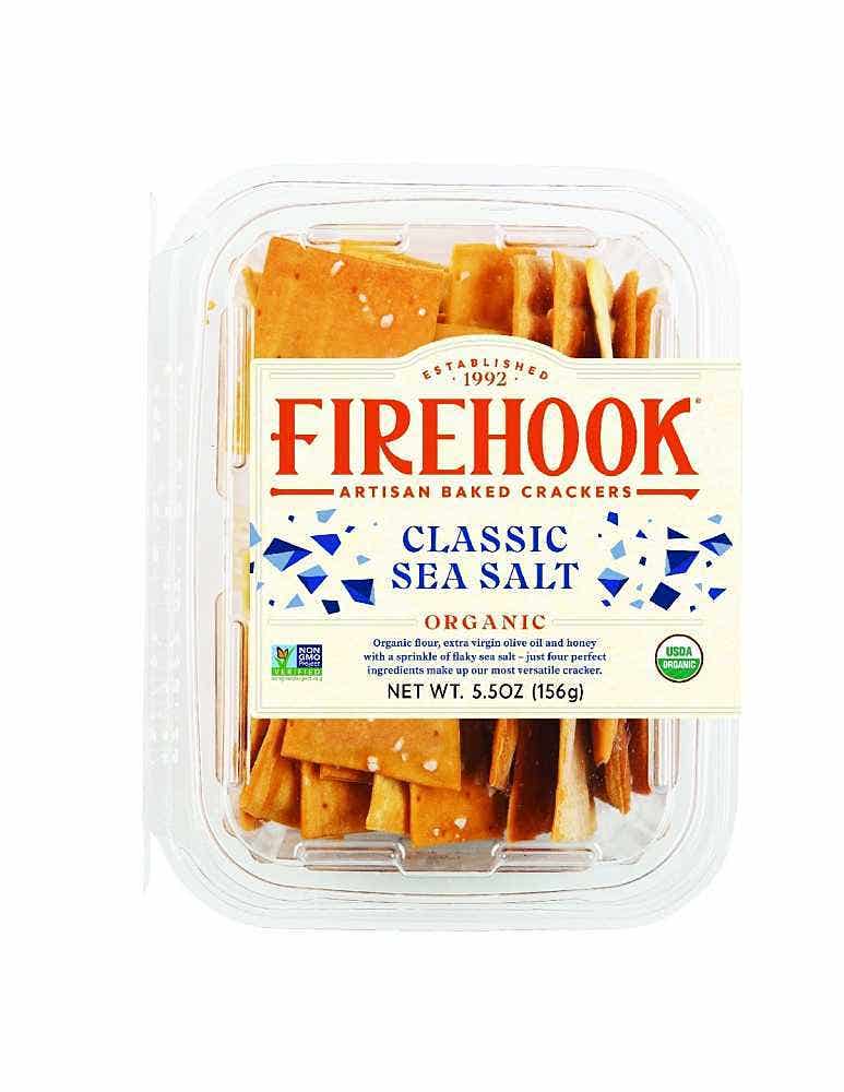 Wholesale Firehook Classic Sea Salt Cracker Organic 5.5 Oz- Bulk